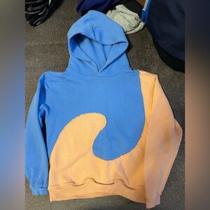 ERL HOODIE BLUE SWIRL KIDS SIZE 10y